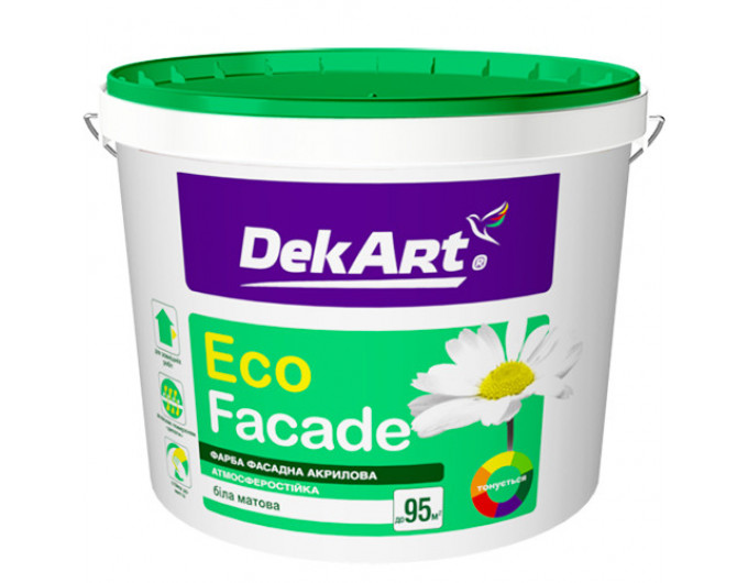 фасадная ВДА "Facade Paint", TM "DekArt" /матовая/ - 12,6кг