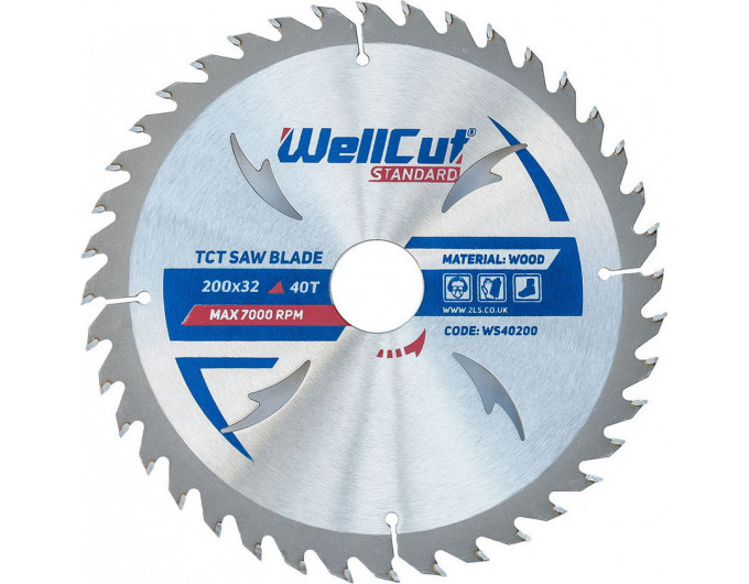 круг отрезной по дереву WellCut Standart  - 180*22,23 (30Т)