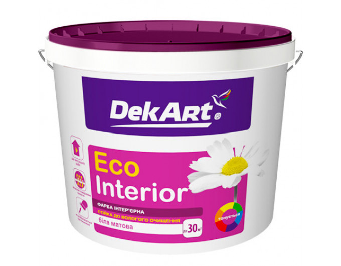 интерьерная ВДА "Interior Paint", TM "DekArt" /матовая/ - 4кг