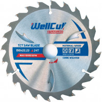 круг отрезной по дереву WellCut Standart  - 150*22,23 (24Т)