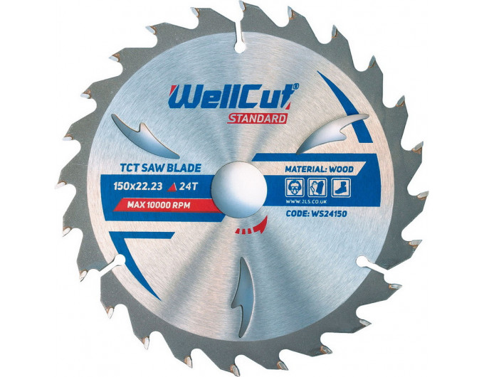 круг отрезной по дереву WellCut Standart  - 150*22,23 (24Т)